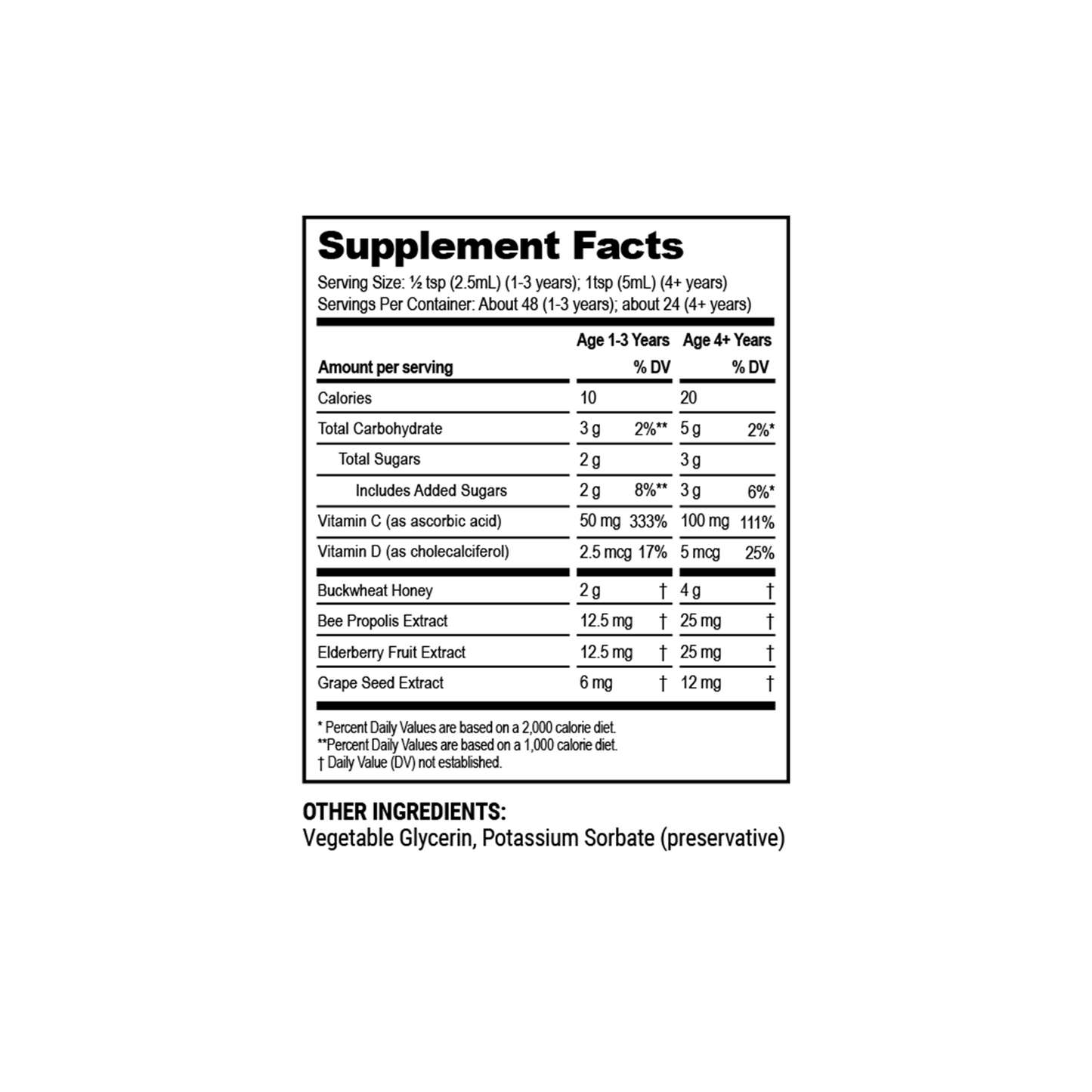 Kids Propolis Cough Syrup - Daytime