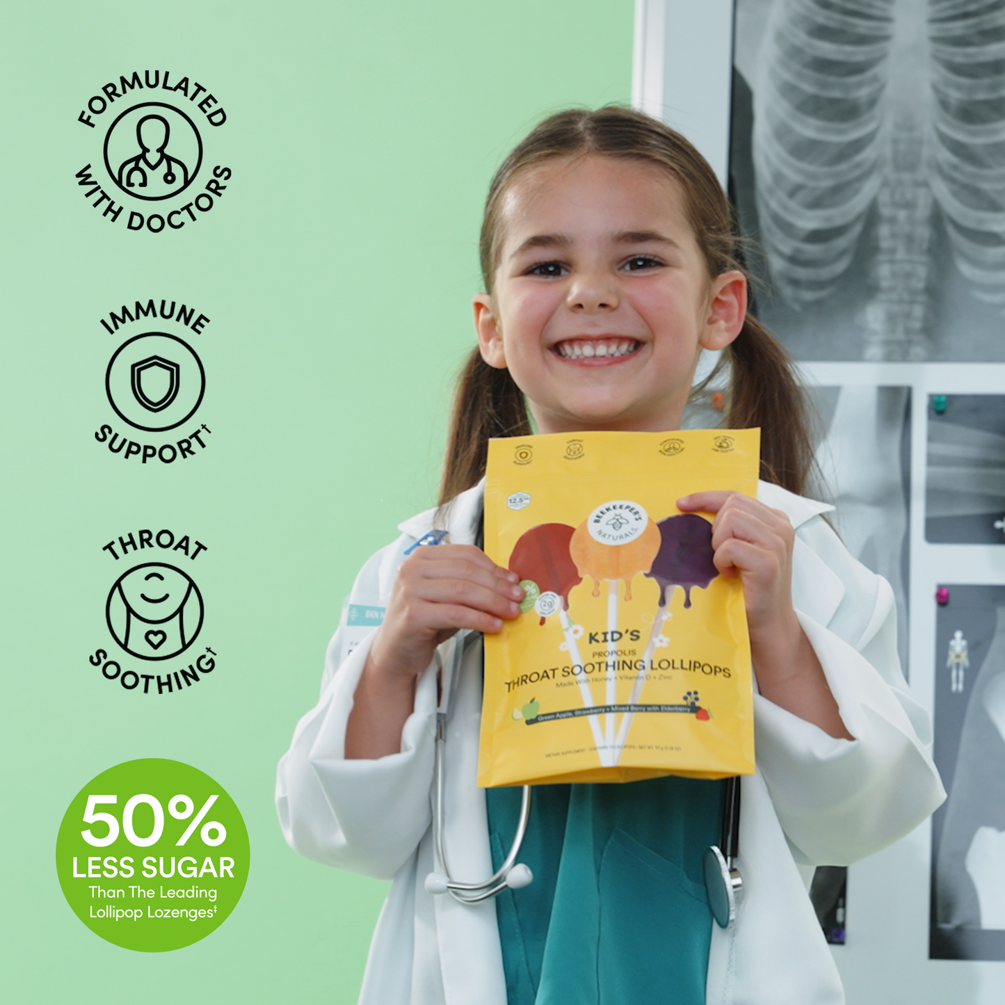 Kid’s Throat Soothing Lollipops