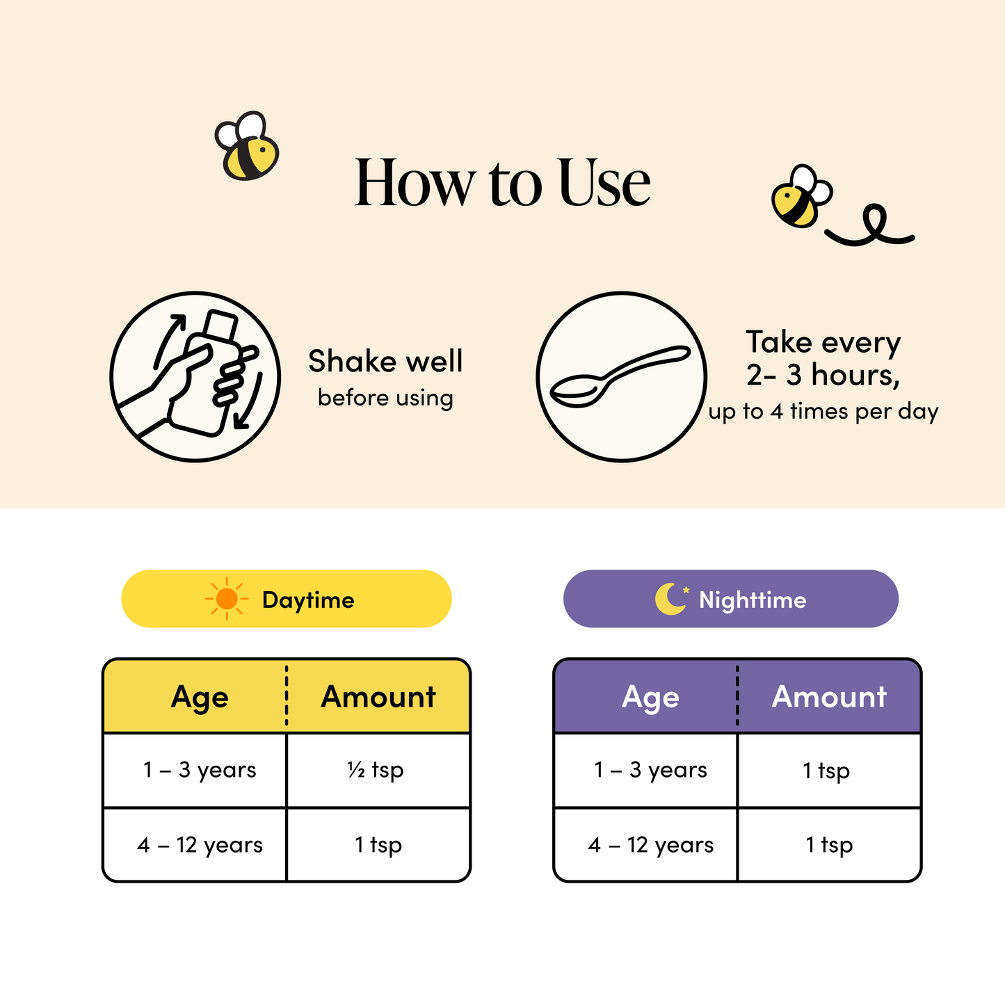 Kids Propolis Cough Syrup Combo Pack - Day & Night