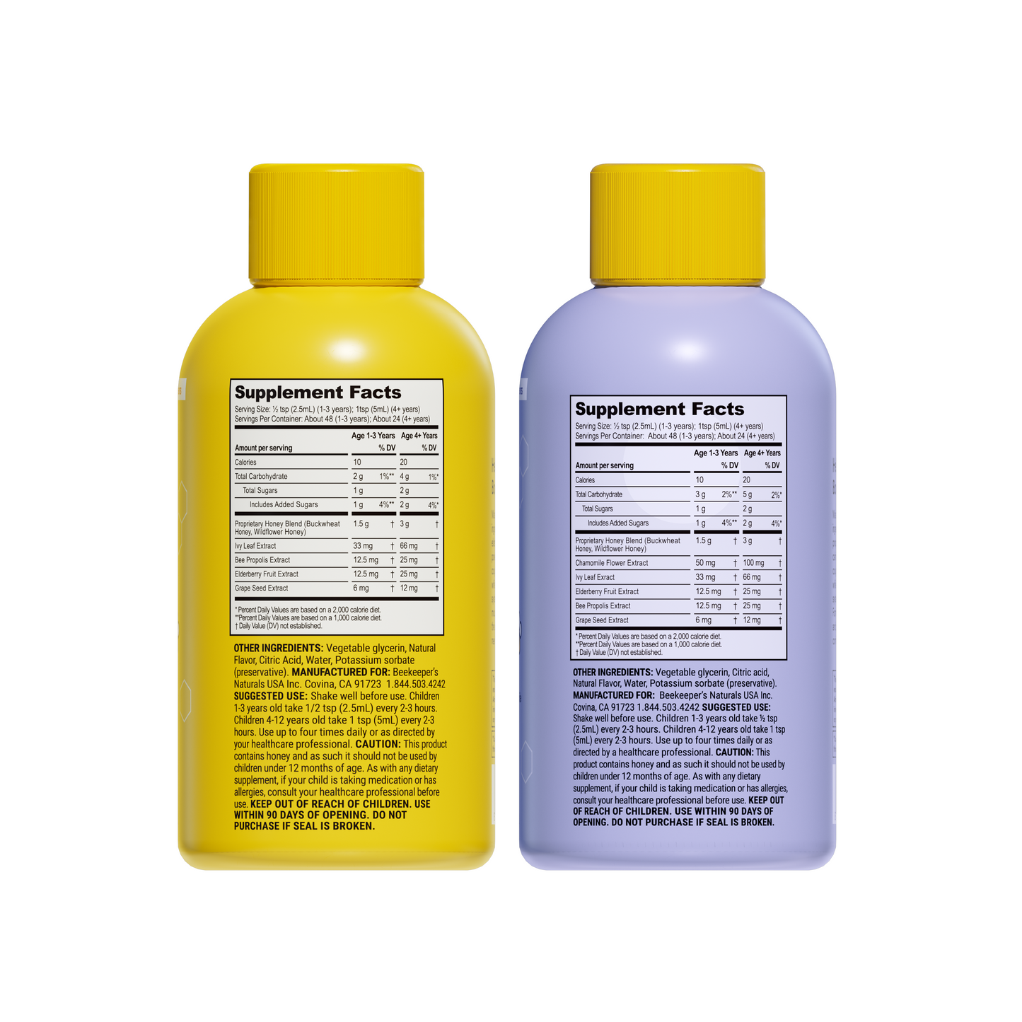 Kids Propolis Cough Syrup Combo Pack - Day & Night