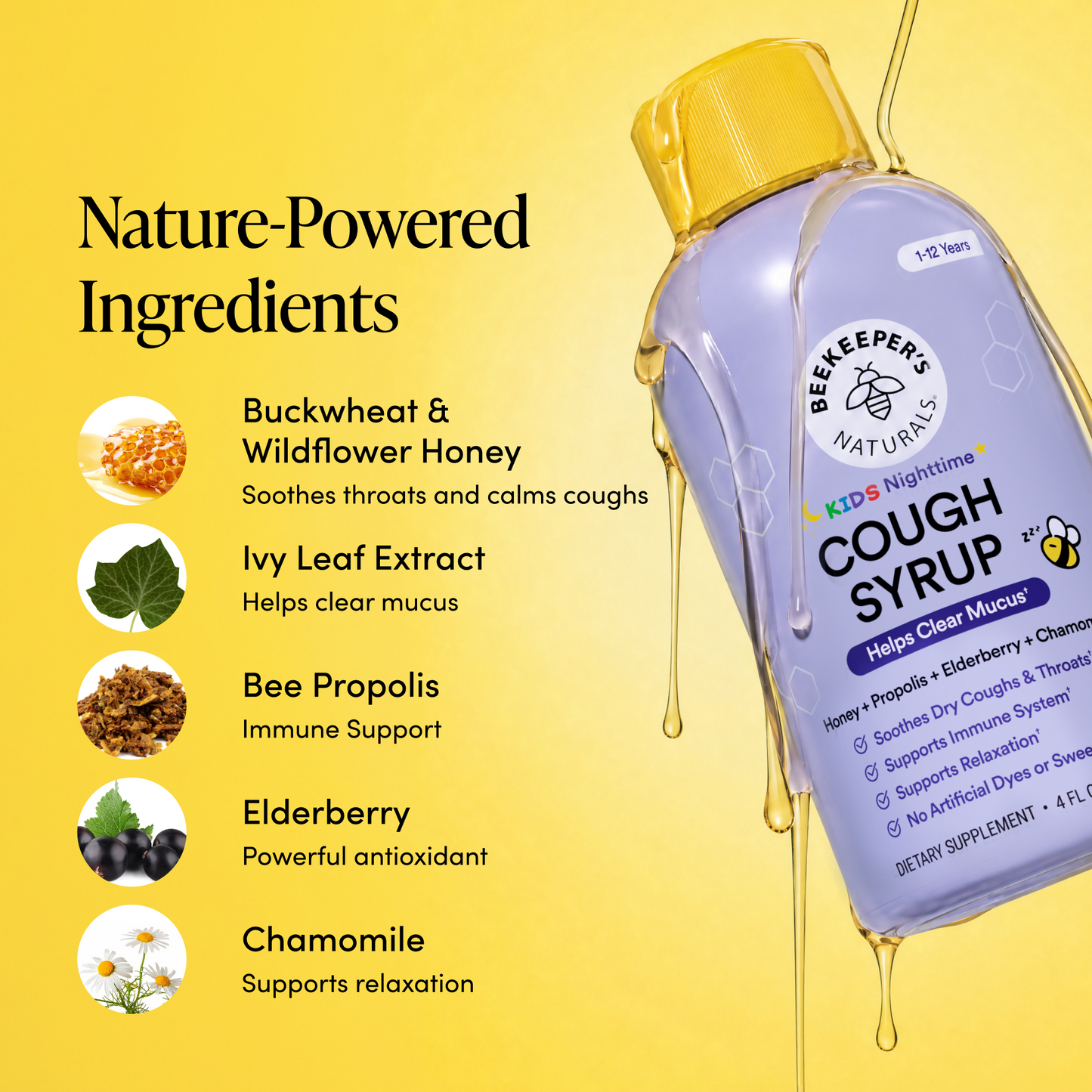 Kids Nighttime Propolis Cough Syrup