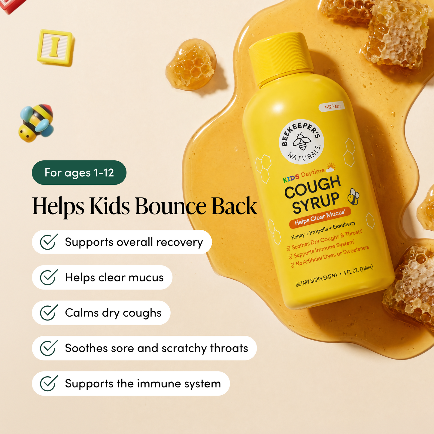 Kids Daytime Propolis Cough Syrup