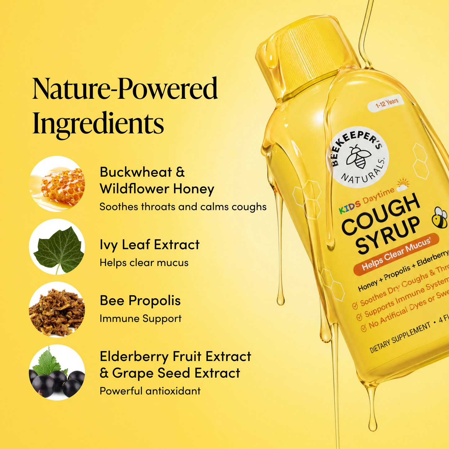 Kids Daytime Propolis Cough Syrup
