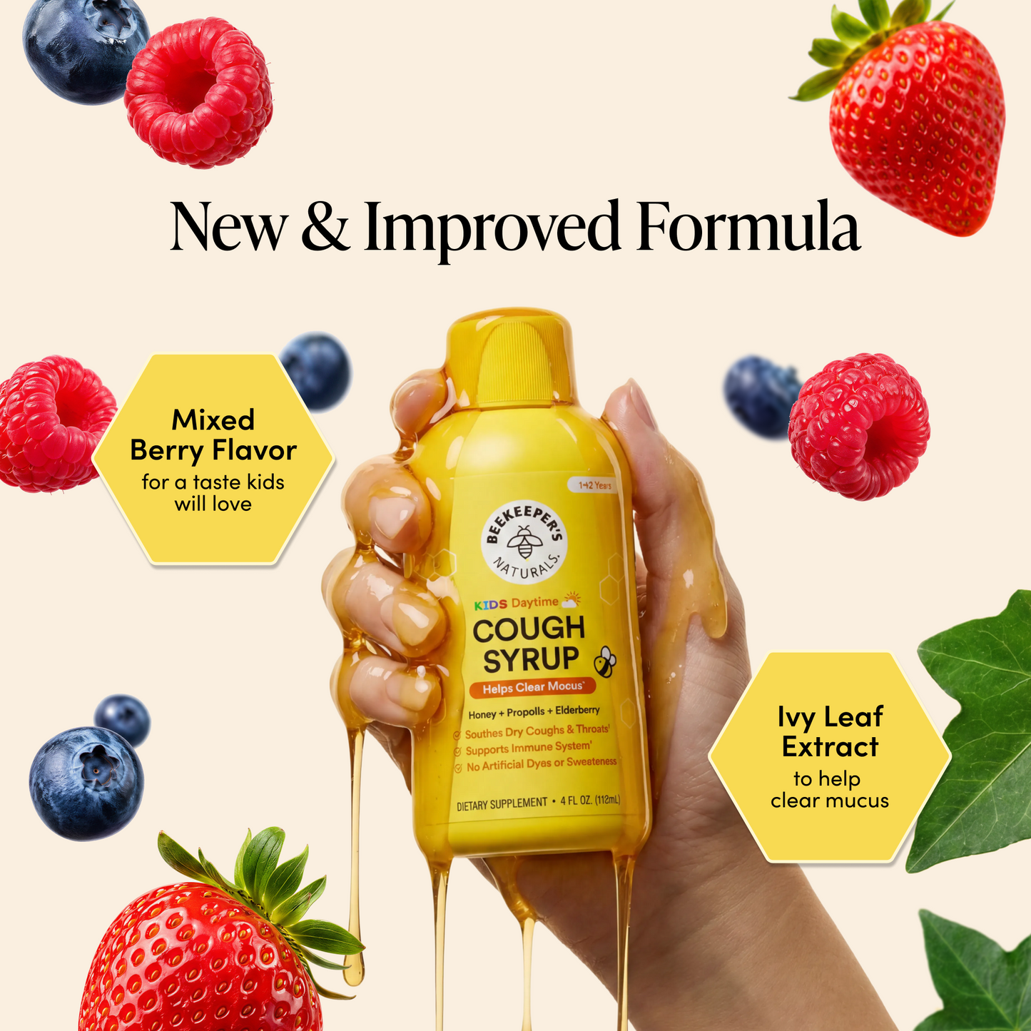 Kids Daytime Propolis Cough Syrup