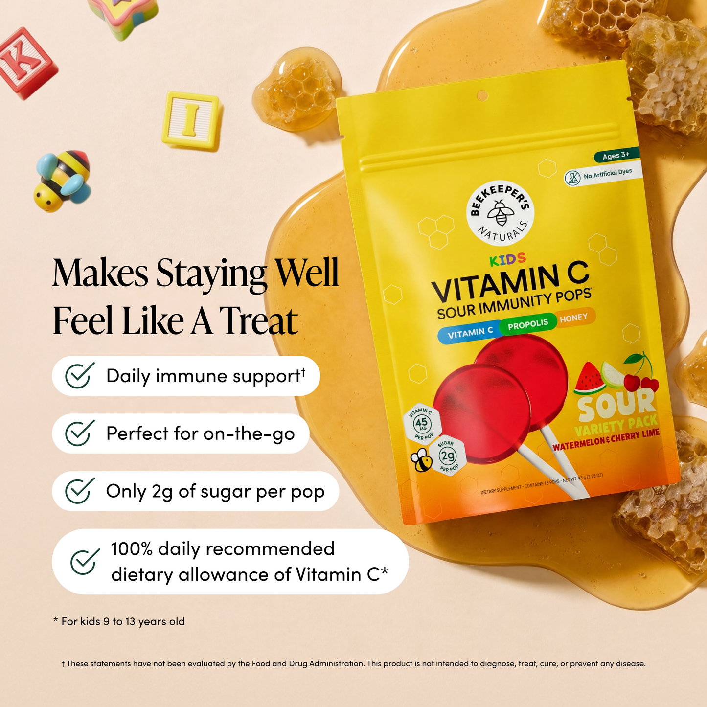 Vitamin C Sour Immunity Pops