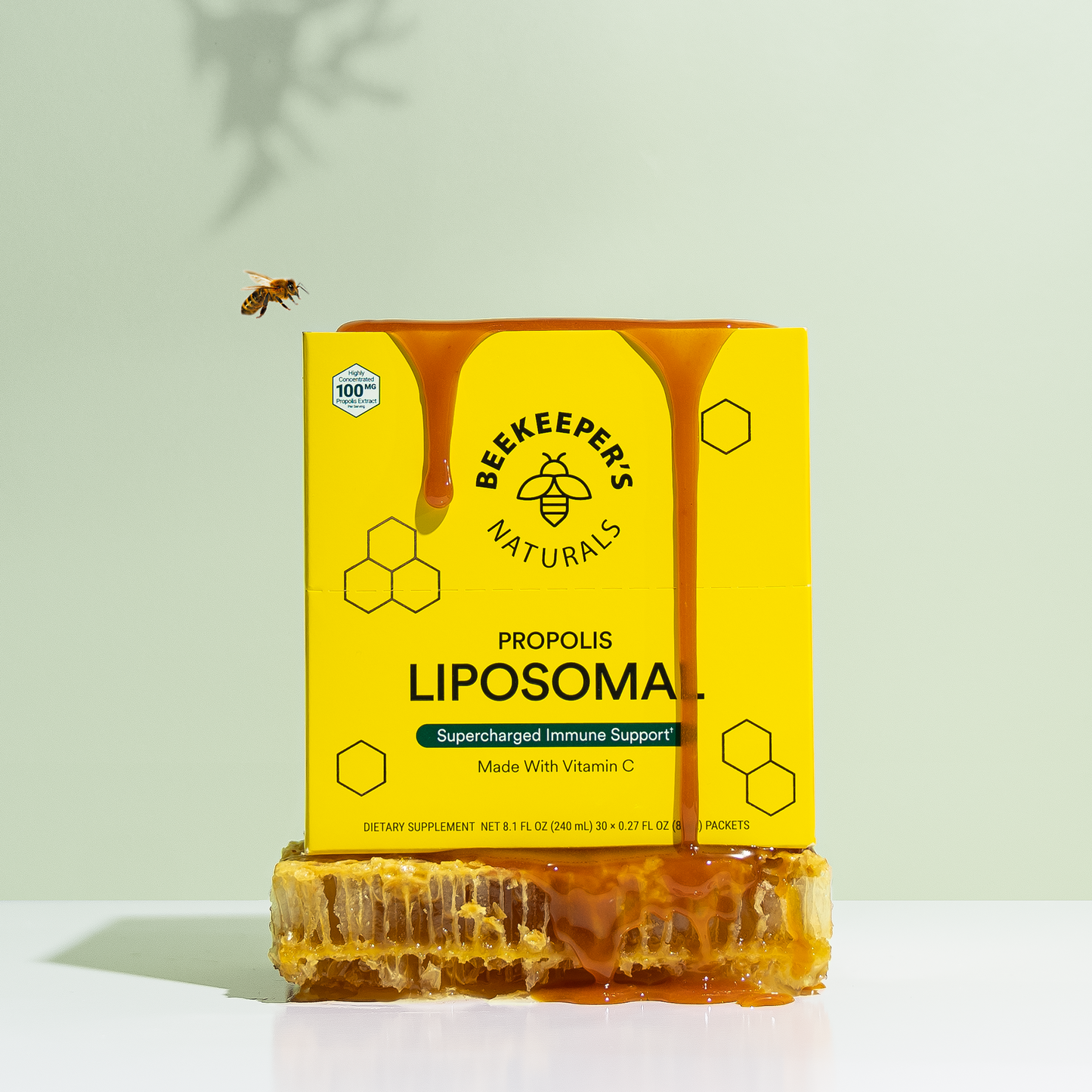 Propolis + Vitamin C Liposomal (12 Packs)